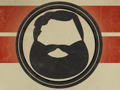 Bearded Gentleman beard gentleman icon illustration texture