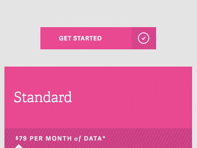 Standard Price Block buttons css html icon fonts layout price block sass svg typekit typography website