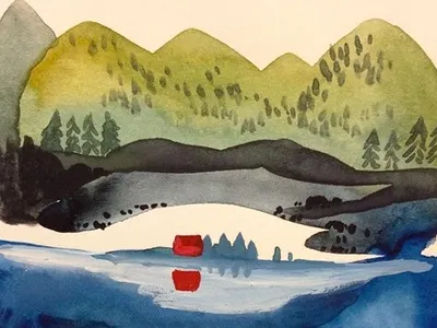 Scape Sketch dontbreakthechain illustration sketch watercolor