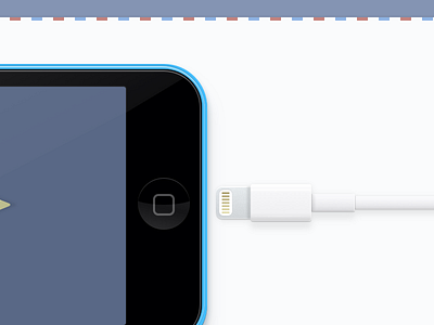 Contact 5c iphone lightning sketch web