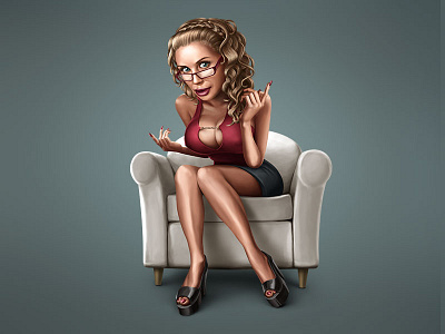 Sexy Mathematics actor caricature character comical funny girl mathematics maths person personage pussy sexy