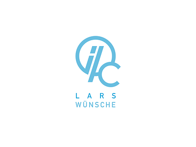 IPC - LARS / logo blue hockey ice logo manager ring simple white