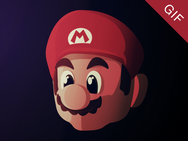 Mario Yaw Rotation Test animated bros. character gif headshot illustrator italian mario plumber smash super yaw