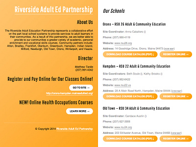 Collaborative Landing Page interface landing page photoshop responsive school typography web web design