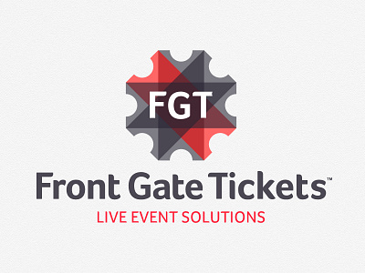 Front Gate Tickets Logo branding gear logo