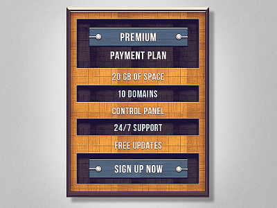 Wooden Price Table frame premium price table shadow wood wooden price table