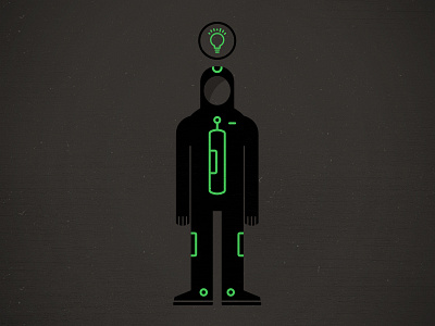 Artificial Intelligence - 2 ai droid future glow glow in the dark illustration robot technology vector