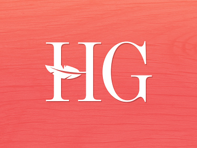 Hg Brand Mark brand mark branding feather identity logo type typography