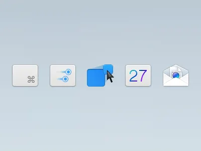 Icons for Sip 2.0 Features color color picker drag color email features icons multitouch shortcuts sip