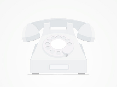 Flat Phone flat flat design phone telephone white