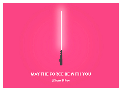 Look mom, I'm on dribbble! hello pink star wars thanks