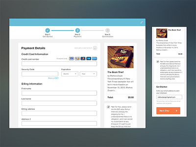 Checkout Steps billing checkout confirmation ecommerce flat form responsive steps ui ux website