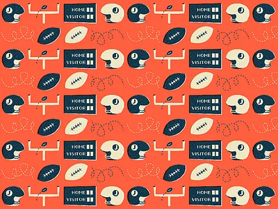 Jonah Wins again! football goal illustration jonah pattern score board