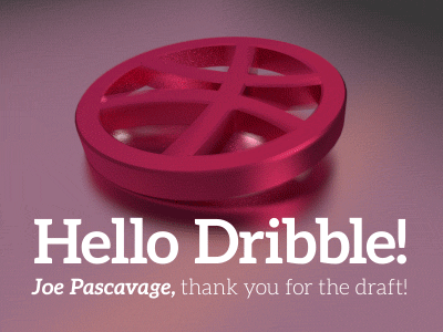 Debut Shot animation debut dribbble gif logo spinning