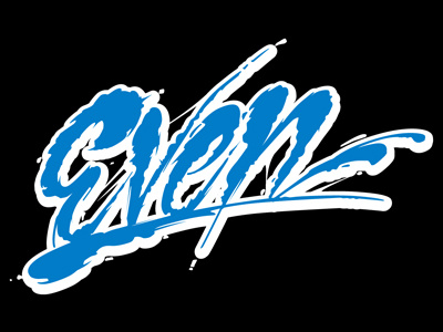 Even Custom Lettering custom lettering hand lettering lettering true bred type typography