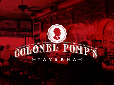 Colonel Pomp’s Taverna logo restaurant