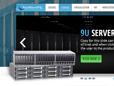 Server Wholesaler Homepage hardware homepage navigation pagination product rotator ui