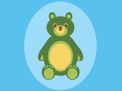 Avocado Bear avocado bear teddy