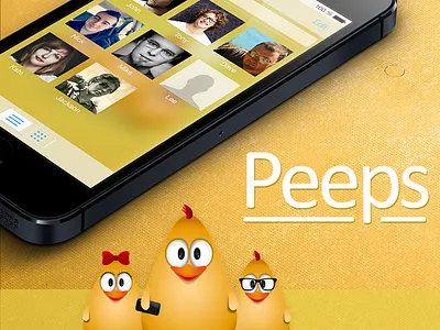 Corporate Contacts App contacts design experience interface iphone mobile ui user ux