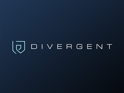 Divergent Logo concept divergent logo mark