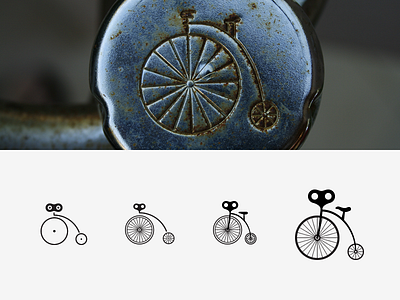 Mft Logo 2013 Progress bike draw gear icon idea linear logo mft pictogram process retro