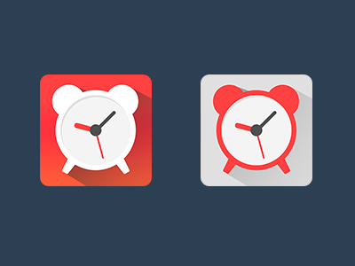 Alarm Clock android app free，alarm clock gui iphone logo photoshop ps ui