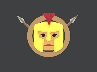 Athena athena flat illustration mythology