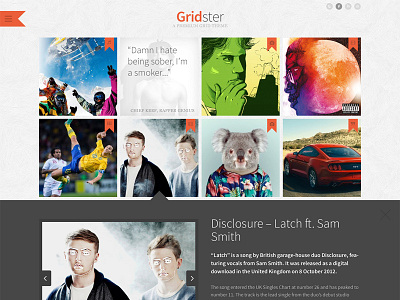 Gridster Theme grid responsive themeforest wordpress