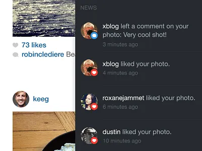Instagram iPad App Concept app instagram ipad navigation photo ui ux