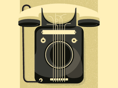 hello operator logo music phone poster