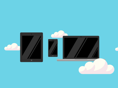 Apple Devices GIF 2d animation after effects animated gif explainer video illustration motion graphics shop store vector illustration