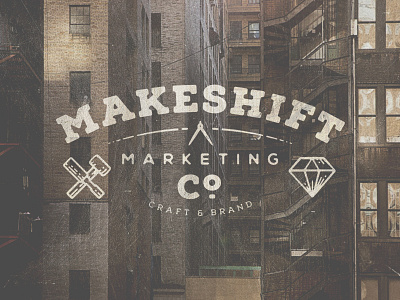 Makeshift Marketing Co. Final branding logo makeshift marketing typography