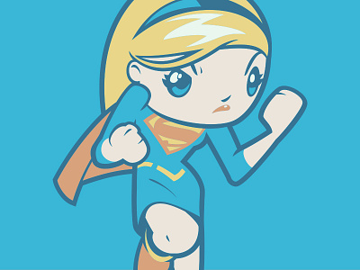 Supergirl cartoon comics dccomics supergirl vector warner bros