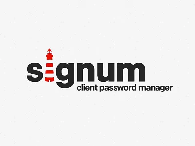 Signum logo lighthouse logo simple