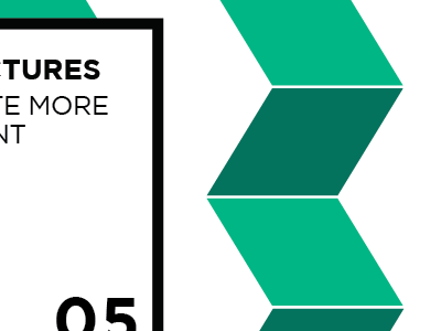 Green Geo block color colour geo gotham graphic green teal typography white