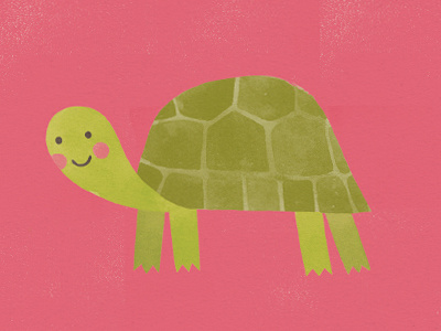 Turtle Thursday animals colour fun illustration sketch turtle watercolour