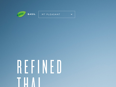 Refined Thai basil dropdown thai tungsten