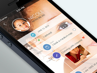 PreciouStatus iPhone App design ios iphone livefront mobile ui design ux