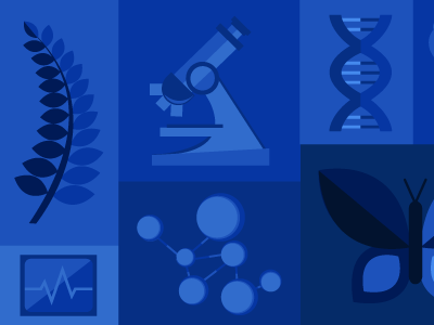 Science dna illustration microscope molecule new media campaigns physiology plant science