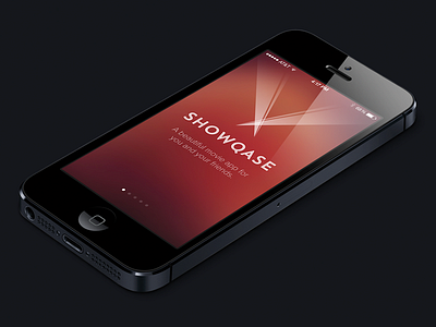 Showqase ios mobile design movie app