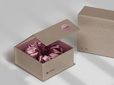 Kacsa branding beauty hair branding brand identity design package box packaging