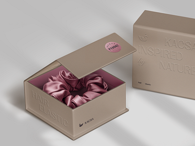 Kacsa branding beauty hair branding brand identity design package box packaging