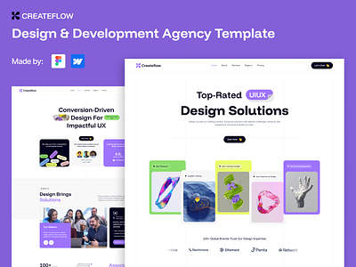 Design & Development Agency Webflow Template agency webflow template animation app development template business content management system design design agency development agency graphic design premium template responsive design template ui uiux design ux web designer web expert webflow website website template