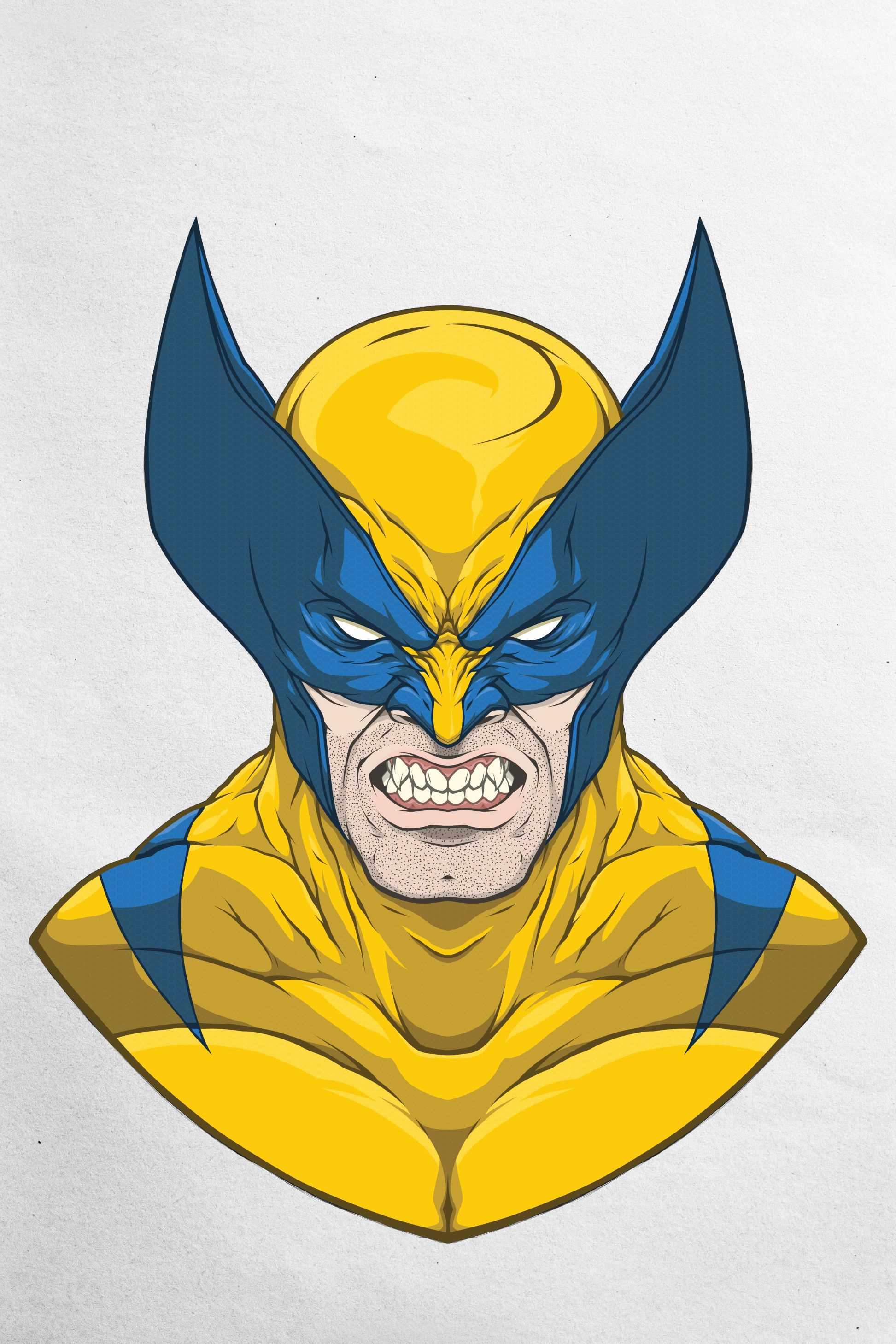 Wolverine adobe illustrator design illustration illustrator pentool vector wacom