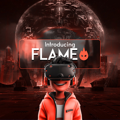 Flame graphic design