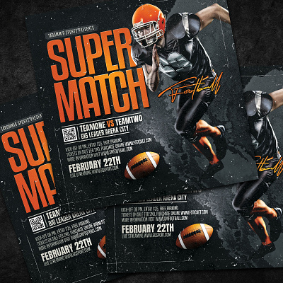 Football Flyer Template nfl