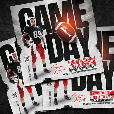 Game Day Football Flyer nfl