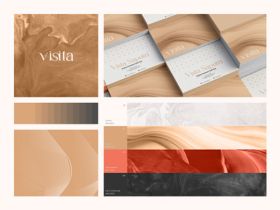 Visita beauty brand guideline brand identity branding brown design essence gold indonesia logo design luxury parfum pastel perfume premium wordmark