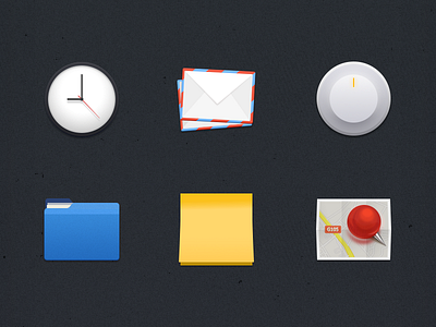 a set undone clock document file icon location mail map note setting