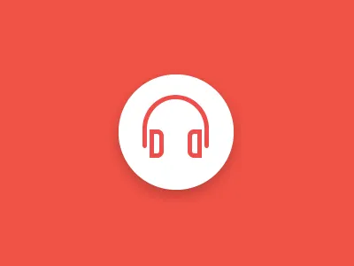 Headphone headphone icon logo mark